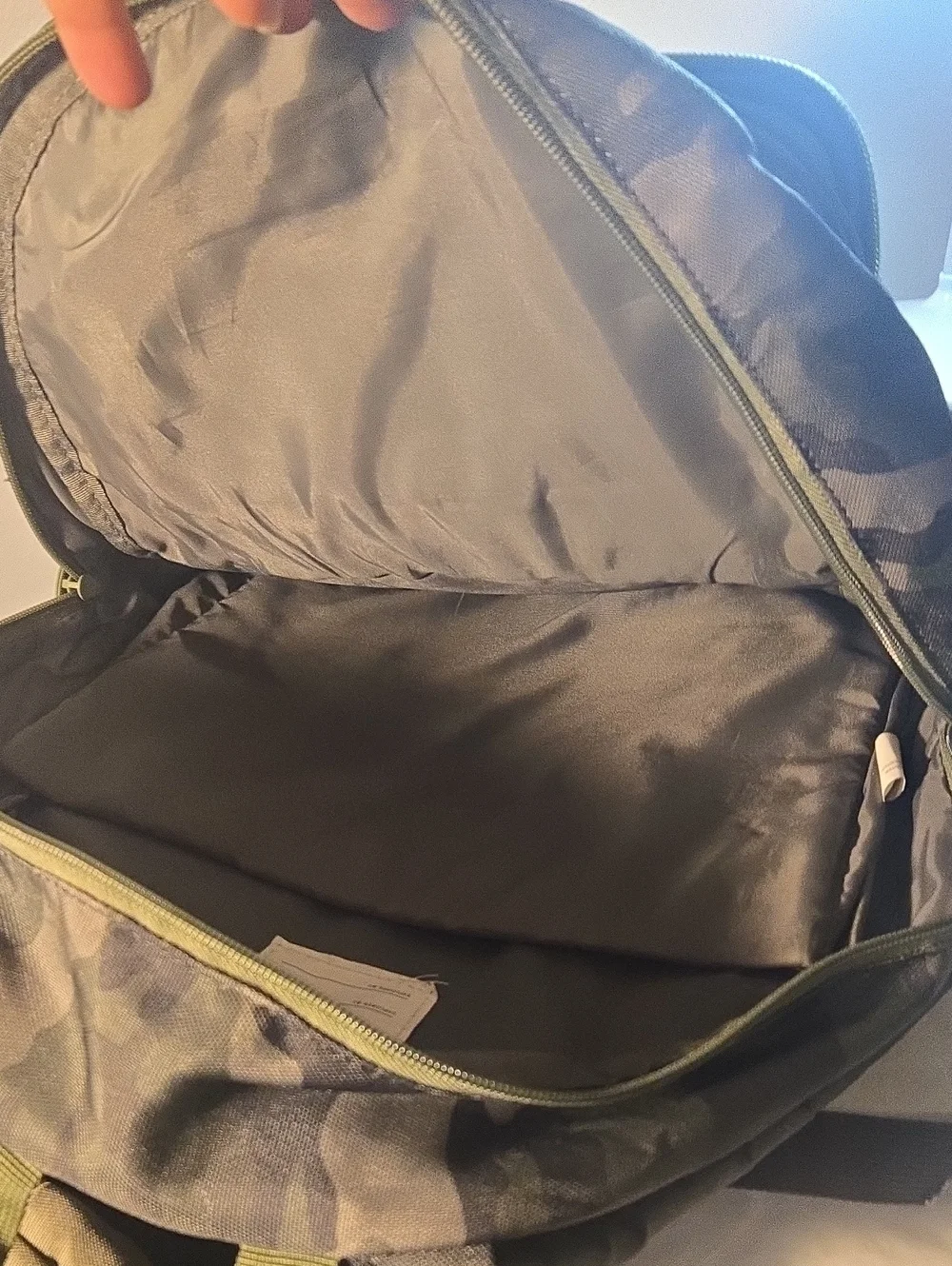 JanSport  Tan & Olive Green Backpack - Durable Everyday